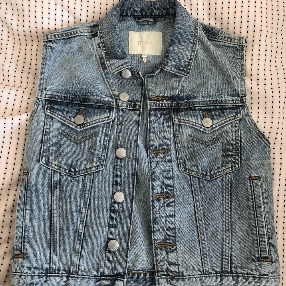 Maje denim vest